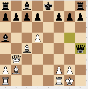 Bobby fischer vs reuben fine evans gambit 7 dxc3 variation qxh4