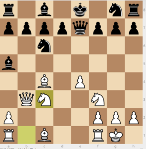 bobby fischer vs reuben fine evans gambit Ba5 dxc3 Qe7 variation move 9 Nxc3