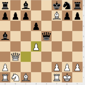 evans gambit 7 d6 variation 12 cxd4