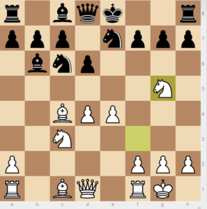 evans gambit Bb6 main 10 ng4