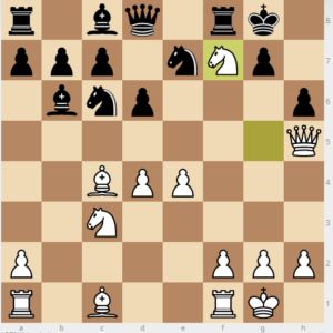 evans gambit Bb6 main 11 nxf7