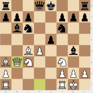 evans gambit Bb6 main 9 nf6 if Bg4