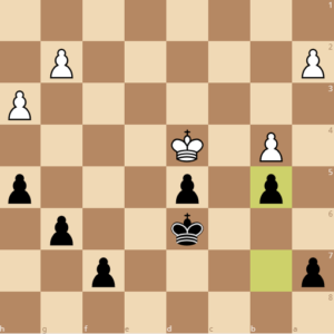 lock down the pawn on the queenside