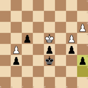 zugzwang and the king must move