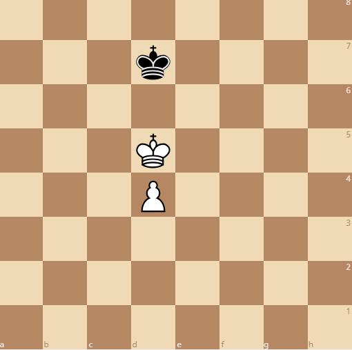 the king has to avoid stalemate