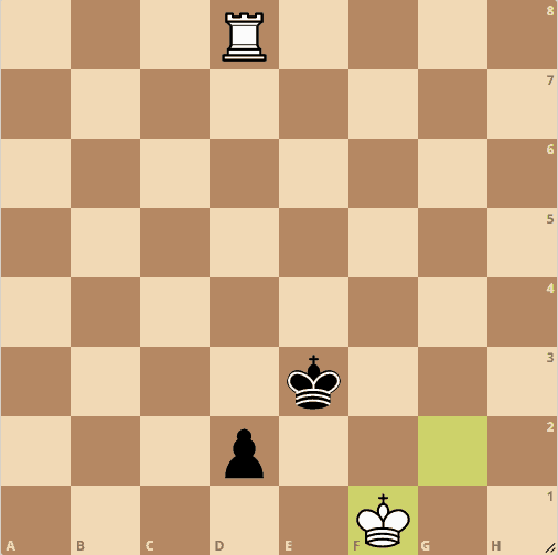 rook vs pawn