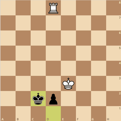 rook vs pawn