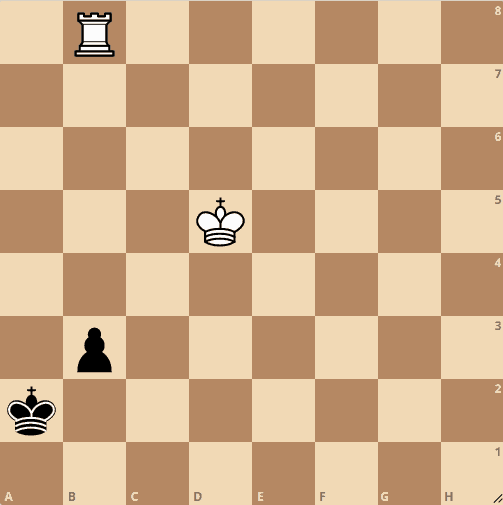 rook vs pawn