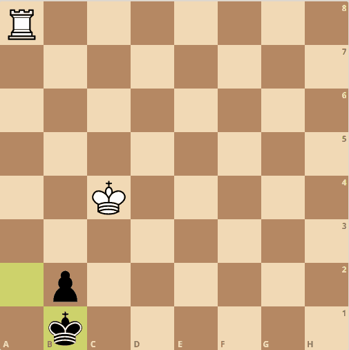 rook vs pawn