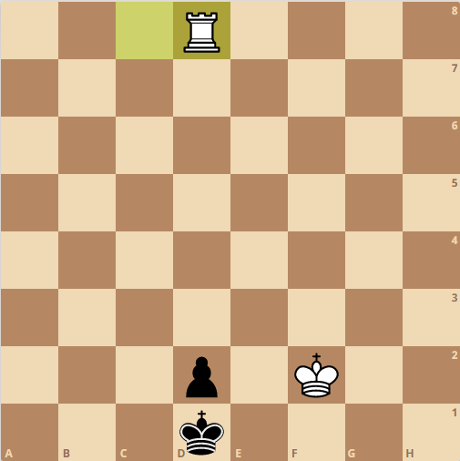 rook vs pawn