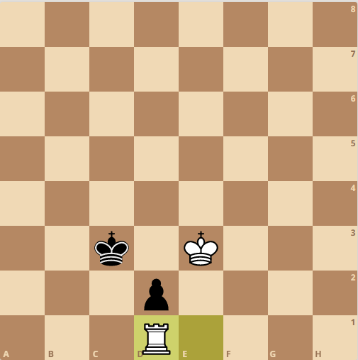 rook vs pawn
