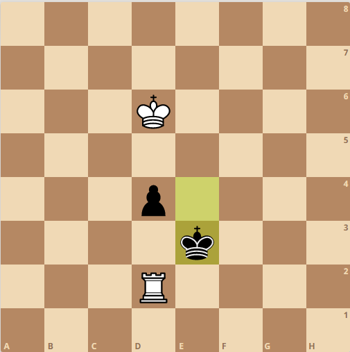 rook vs pawn