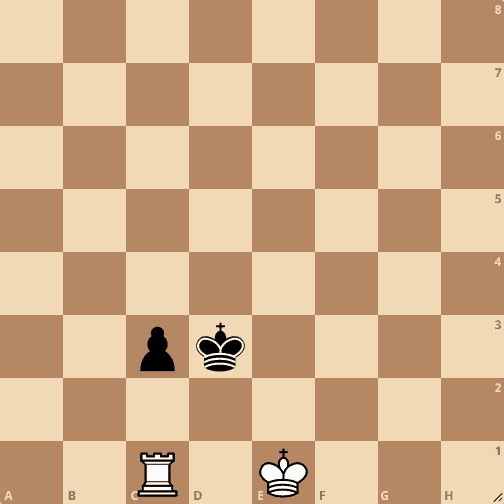 rook vs pawn