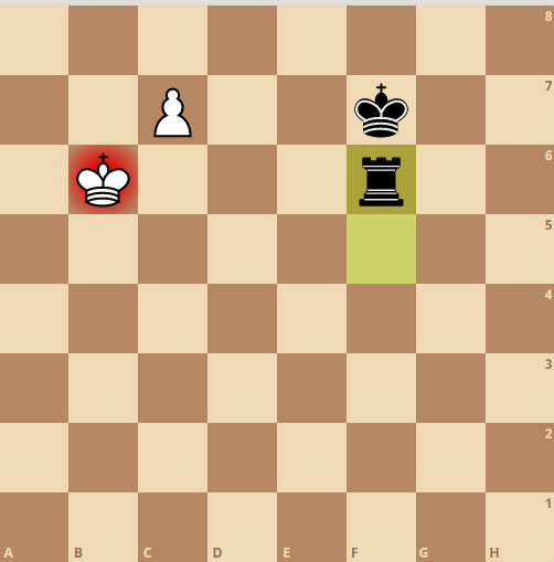 rook vs pawn