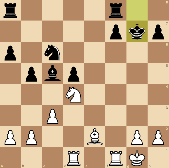 Najdorf-Polugaevsky-game-1-blunder